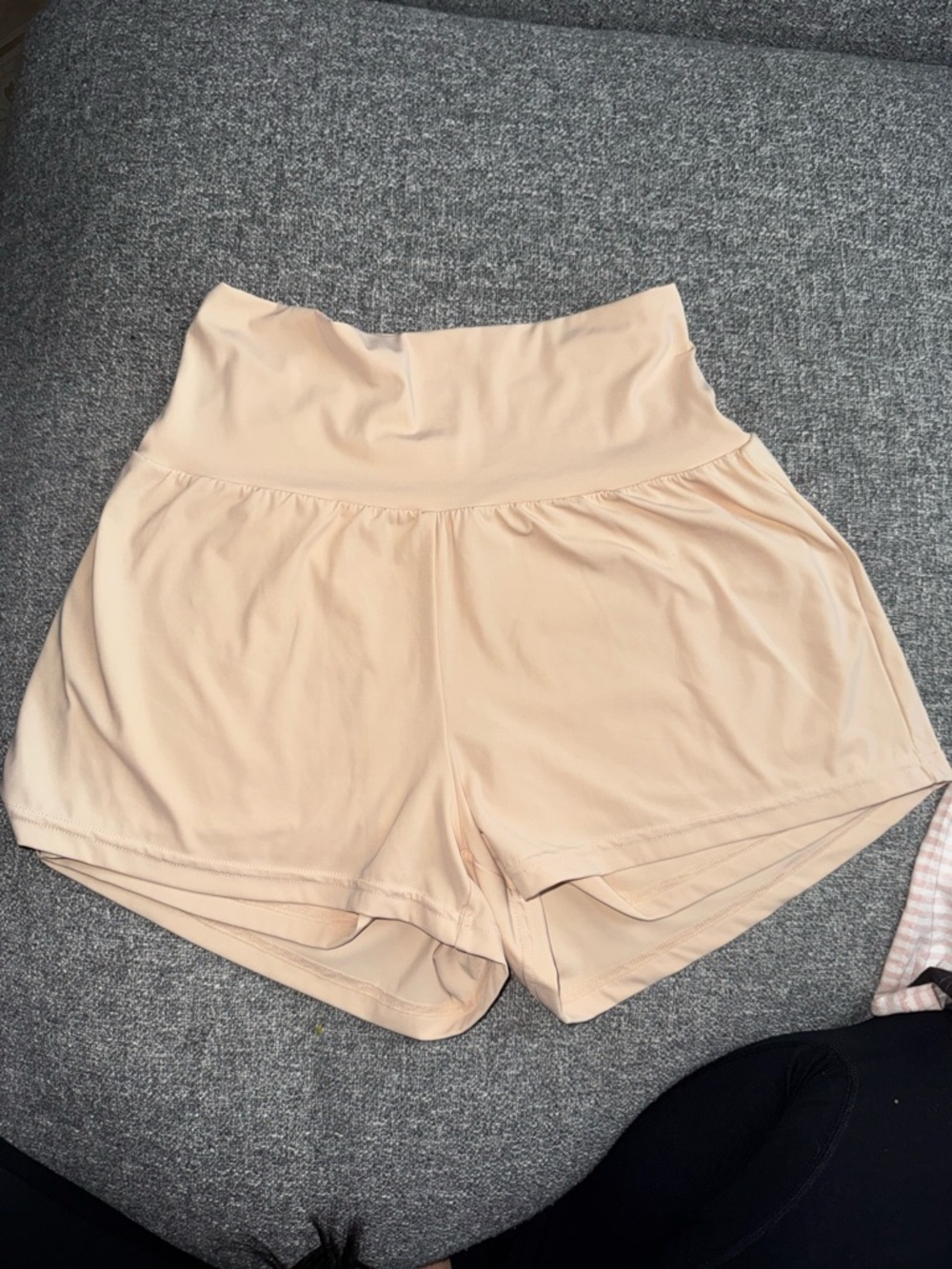Women’s High-Waist Peach Shorts
